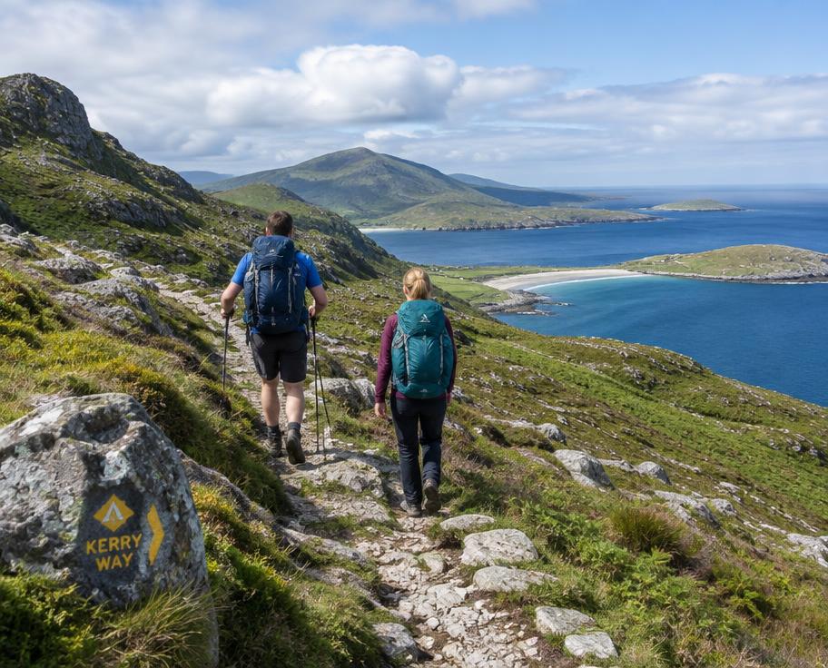 Hikers on the Kerry Way